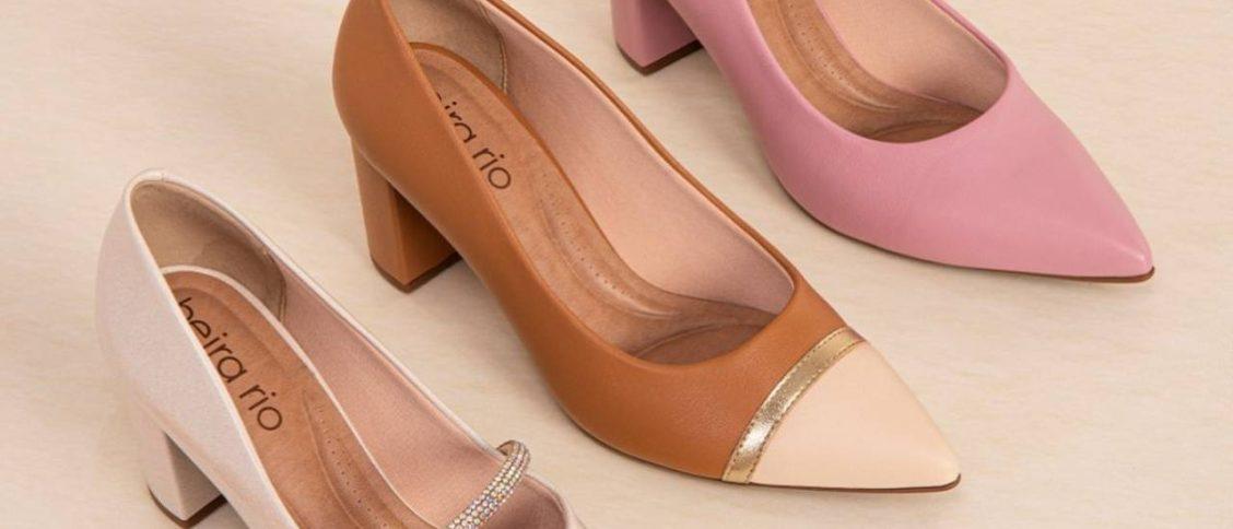 Sandália salto taça vermelha bico quadrado - Valentina